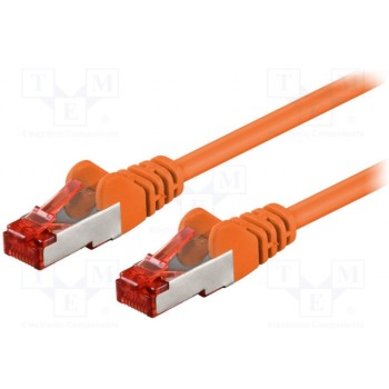 Patch cord S/FTP 6 многопров CCA Goobay S-FTP6-CCA-002OR