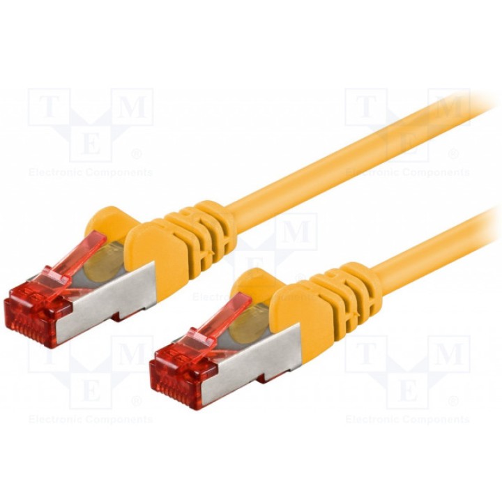 Patch cord S/FTP 6 многопров CCA Goobay 95453 (S-FTP6-CCA-002YL)