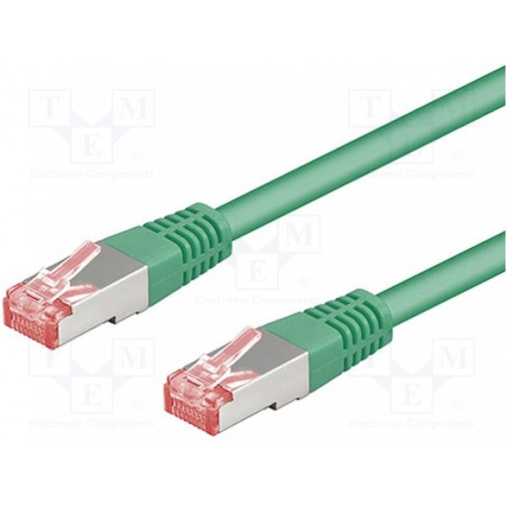 Patch cord S/FTP 6 многопров Cu Goobay 93213 (S-FTP6-CU-002GR)