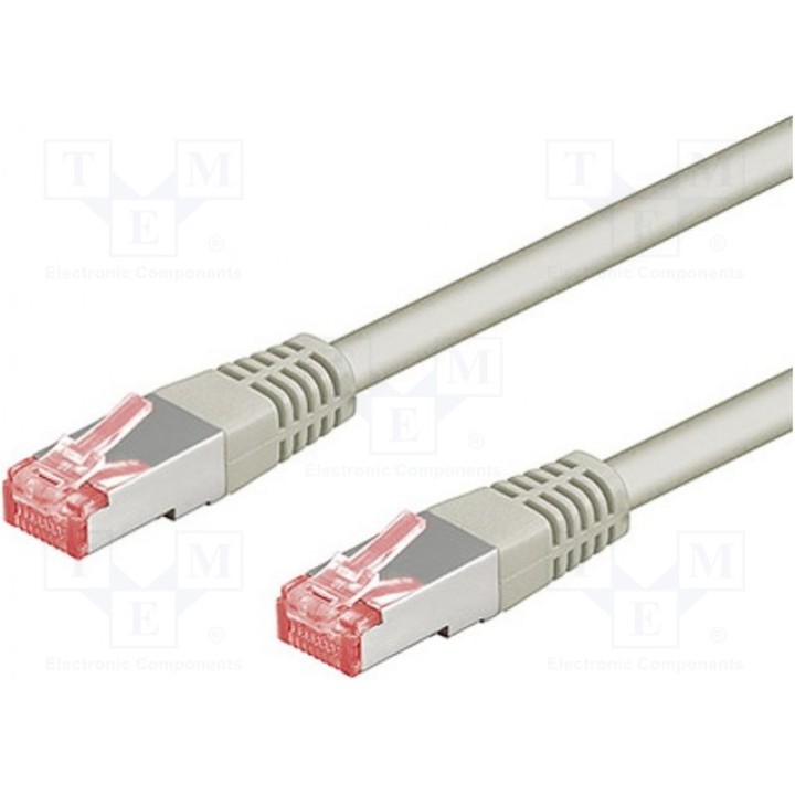 Patch cord S/FTP 6 многопров Cu Goobay 50887 (S-FTP6-CU-020GY)