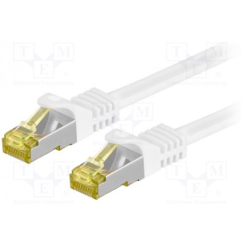 Patch cord S/FTP 6a многопров Cu Goobay S-FTP7-CU-015WH