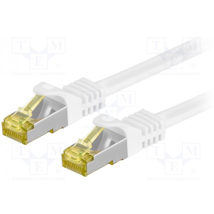 Patch cord S/FTP 6a многопров Cu Goobay 91092 (S-FTP7-CU-015WH)