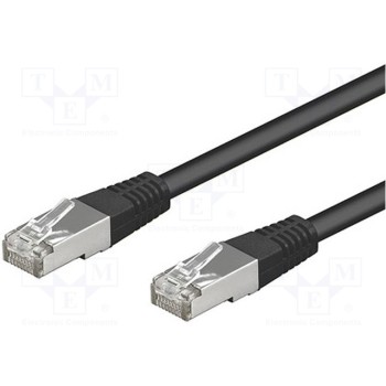 Patch cord SF/UTP 5e многопров CCA Goobay SF-UTP5-CCA-002BK