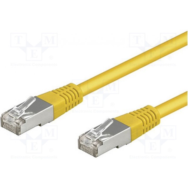 Patch cord SF/UTP 5e многопров CCA Goobay 68064 (SF-UTP5-CCA-005YL)