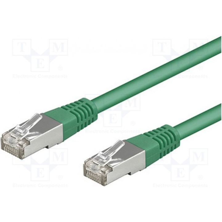 Patch cord SF/UTP 5e многопров CCA Goobay 68043 (SF-UTP5-CCA-010GR)