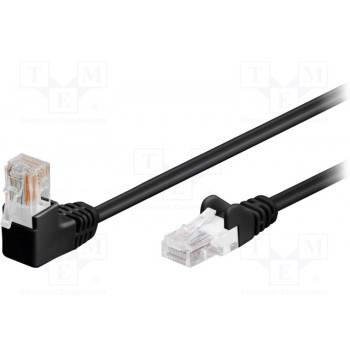 Patch cord U/UTP 5e многопров CCA Goobay U-UTP5-90-002BK