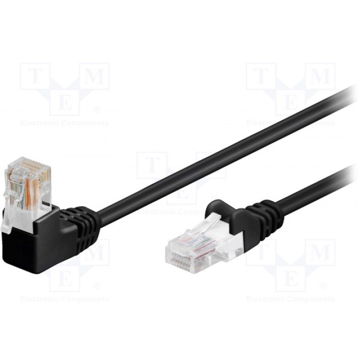 Patch cord U/UTP 5e многопров CCA Goobay 94170 (U-UTP5-90-005BK)