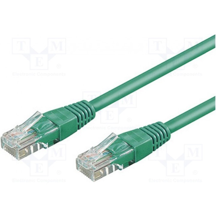 Patch cord U/UTP 5e многопров CCA Goobay 68612 (U-UTP5-CCA-002GR)