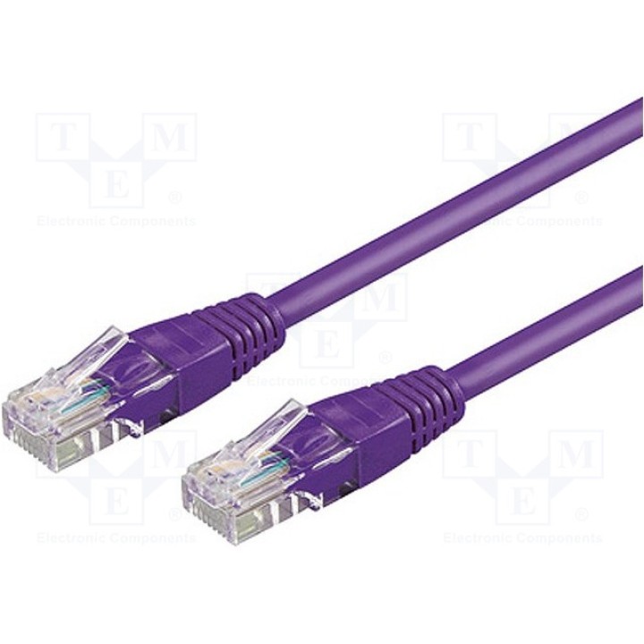 Patch cord U/UTP 5e многопров CCA Goobay 95216 (U-UTP5-CCA-005VI)