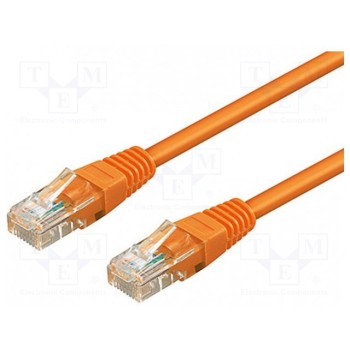 Patch cord U/UTP 5e многопров CCA Goobay U-UTP5-CCA-015OR