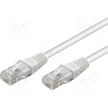 Patch cord U/UTP 5e многопров CCA Goobay U-UTP5-CCA-015WH