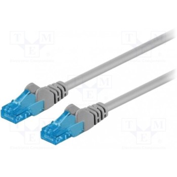 Patch cord U/UTP 6a многопров Cu Goobay U-UTP6A-LSZH-002GY