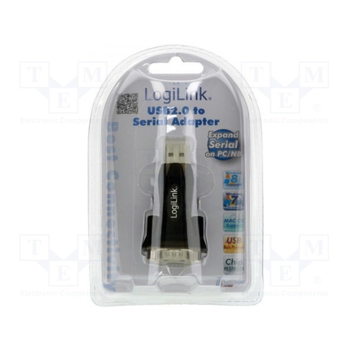 Адаптер USB-RS232 LOGILINK AU0002E (AU0002E)