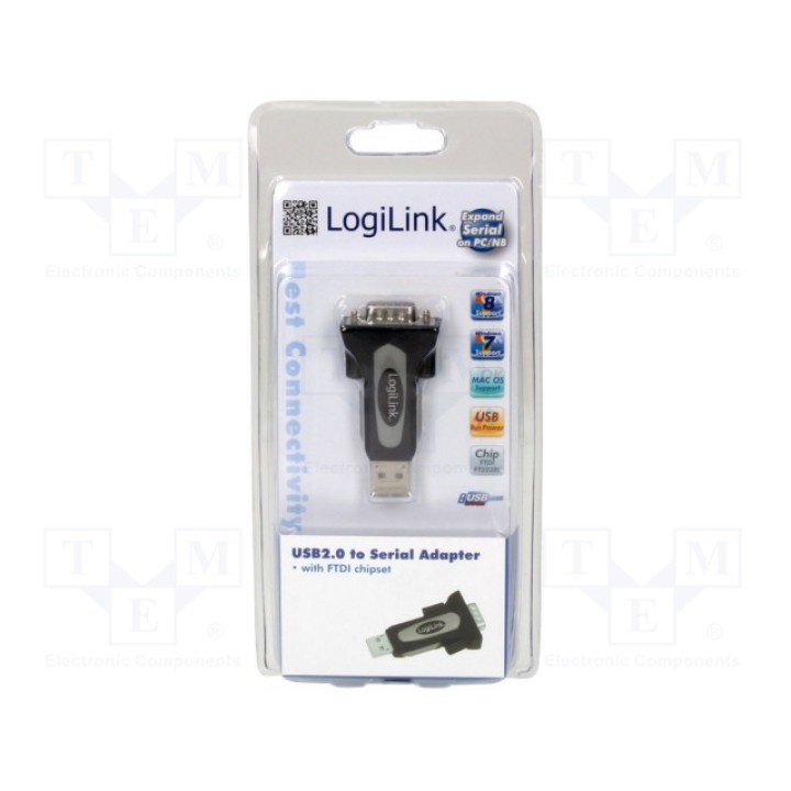 Адаптер USB-RS232 LOGILINK AU0034 (AU0034)