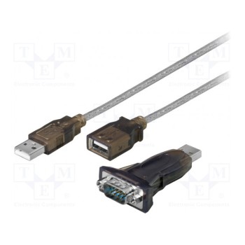Адаптер USB-RS232 Goobay USB-RS232-C