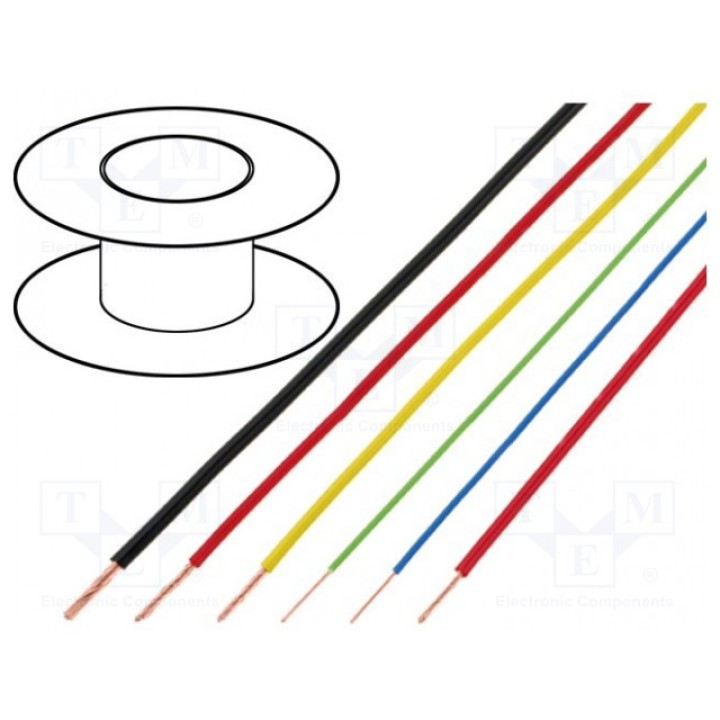 Провод FLRY-B многопров Cu 035мм2 BQ CABLE FLRY-B0.35-BL500 (FLRY-B0.35-BL-500)