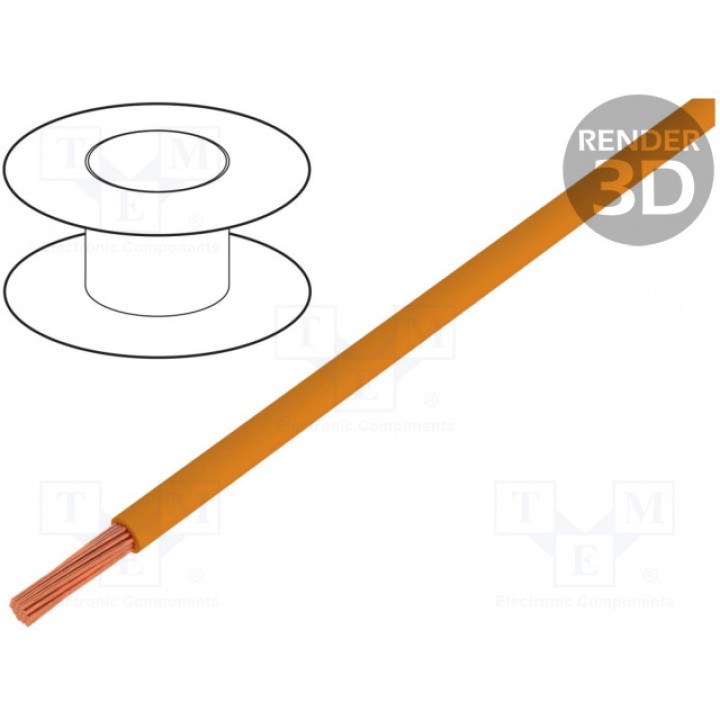 Провод FLRYW-B многопров Cu 15мм2 BQ CABLE FLRYW-B1.50-OR (FLRYW-B1.50-OR)
