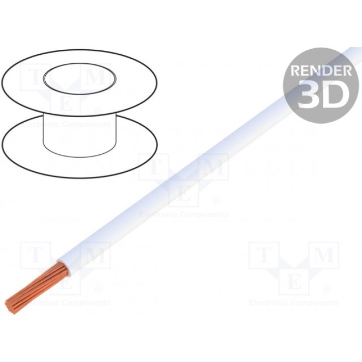 Провод FLRYW-B многопров Cu 15мм2 BQ CABLE FLRYW-B1.50-WH (FLRYW-B1.50-WH)