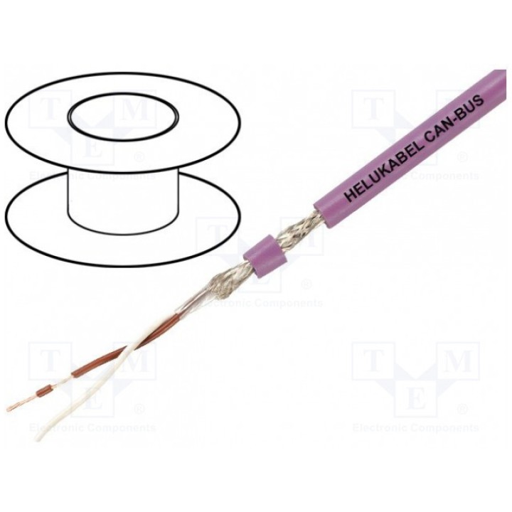 Провод для передачи данных HELUKABEL 81912 (CANBUS-4X1X0.25-DC)