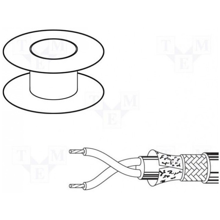 Провод Twinax 1x2x20AWG многопров BELDEN 9207NH (9207NH)
