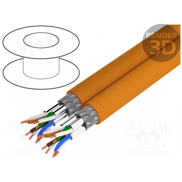 Провод S/FTP Ethernet промышленный 7a LOGILINK CQ5100D (CQ5100D)