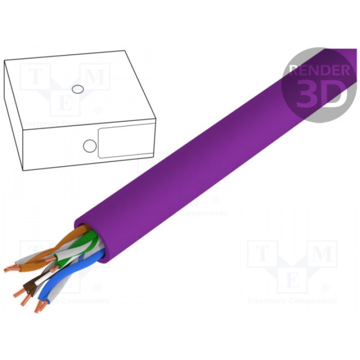 Провод U/UTP Ethernet промышленный DIGITUS DK-1613-VH-1-P (DK-1613-VH-1-P)