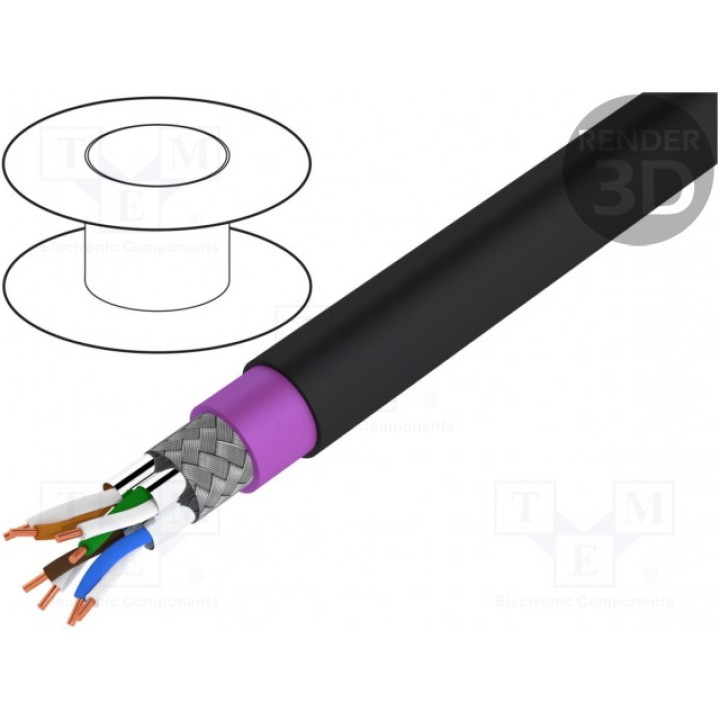 Провод S/FTP Ethernet промышленный DIGITUS DK-1741-VH-10-OD (DK-1741-VH-10-OD)
