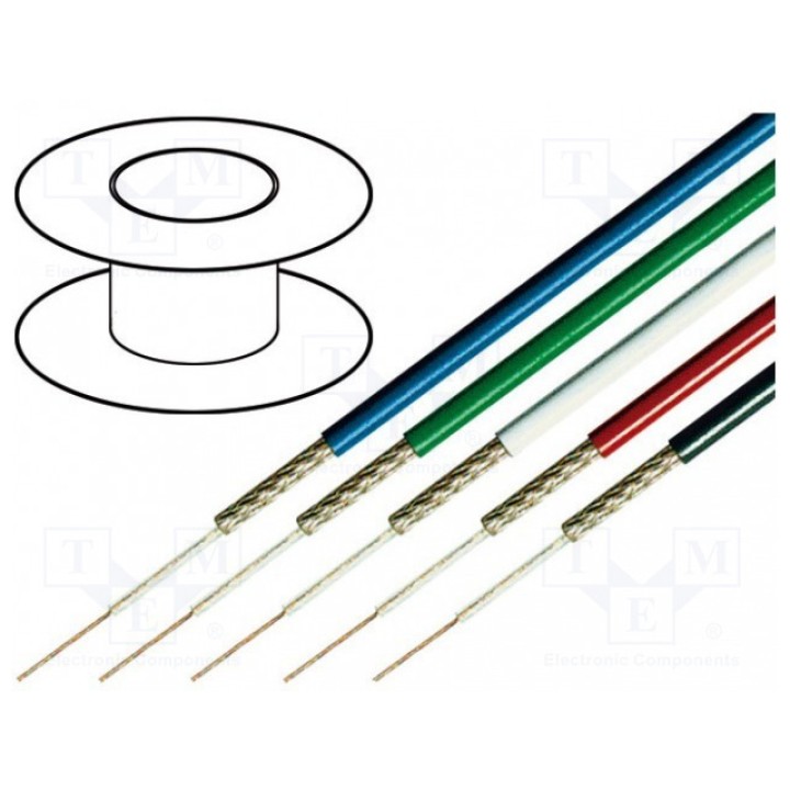 Провод коаксиальный RGB75 1x75Ом TASKER RGB75-GREEN (TAS-RGB75-GREEN)