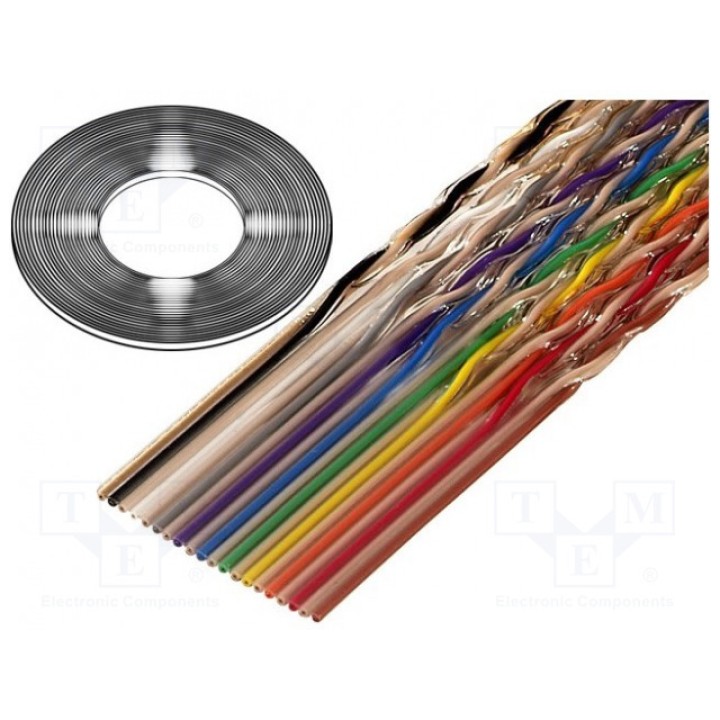 Провод плоский 127мм AMPHENOL SPECTRA-STRIP 132-2801-026 (132-2801-026)