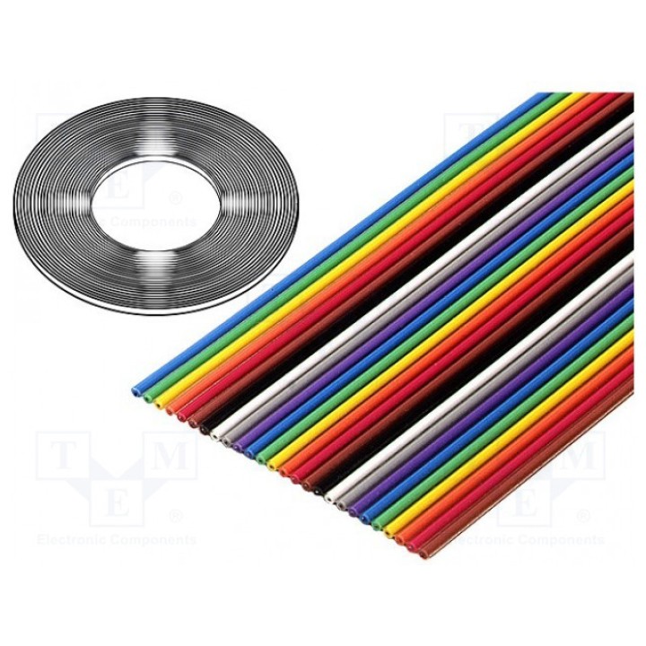 Провод плоский 127мм AMPHENOL SPECTRA-STRIP 135-2801-050 (135-2801-050)