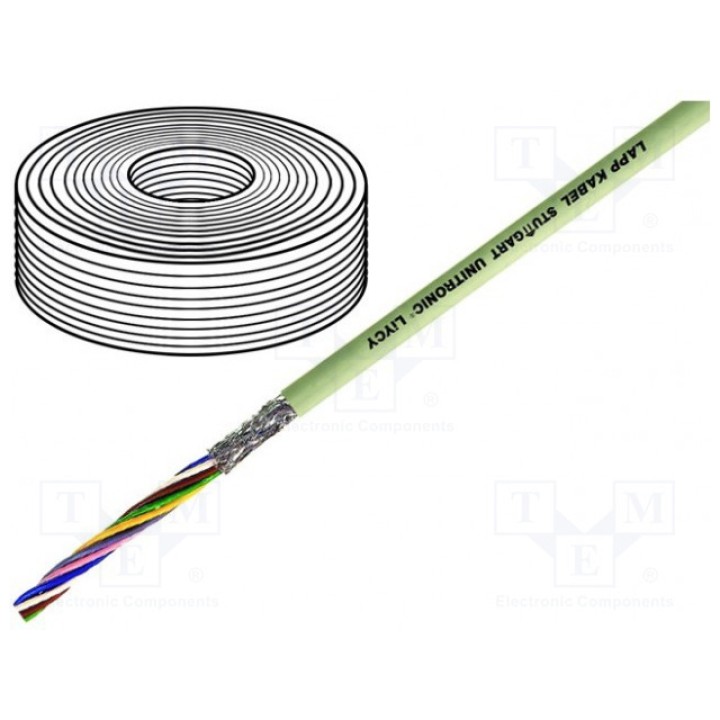 Провод UNITRONIC® LiYCY 2x014мм2 LAPP KABEL 0034302 (LIYCY-2X0.14)