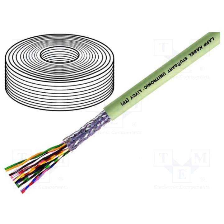 Провод UNITRONIC® LiYCY (TP) LAPP KABEL 0035134 (LIYCY-TP-10X2X0.14)