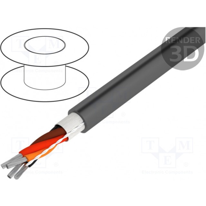 Провод многопров ALPHA WIRE 5004C SL005 (5004C-SL005)