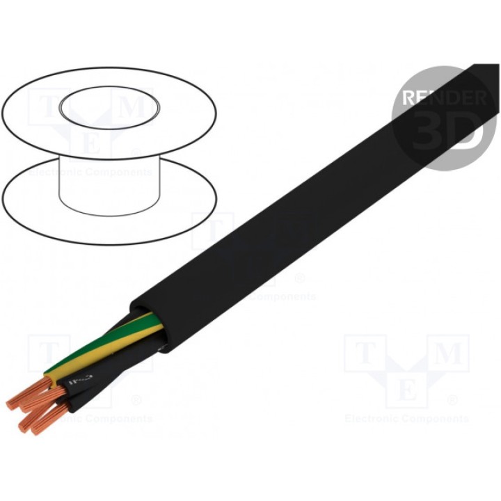 Провод многопров Cu HELUKABEL 10342 (JZ500-BK-4G0.50)