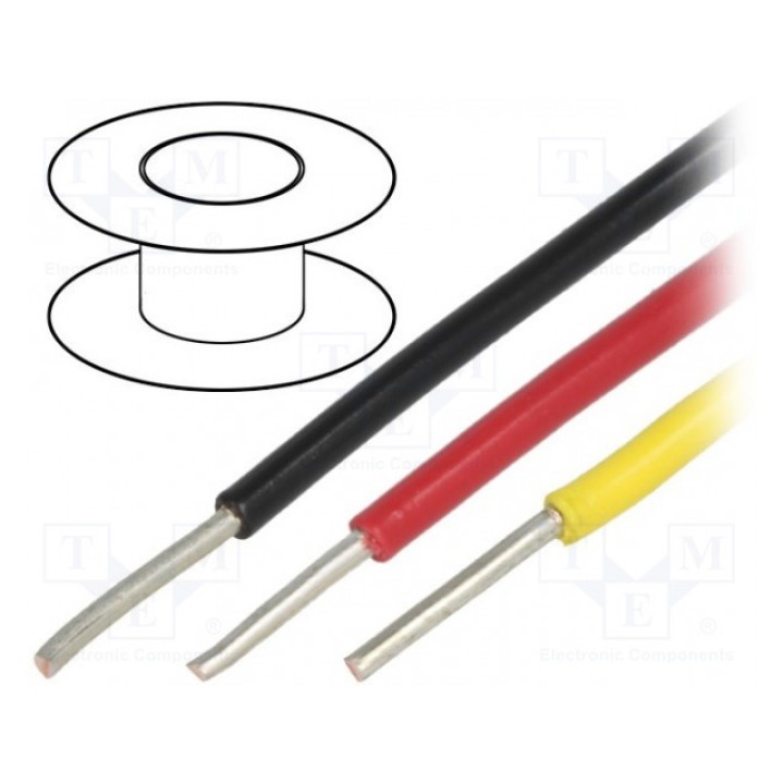 Провод UL1007UL1569 однопров Cu ALPHA WIRE 30511 BR001 (3051-1-BR001)