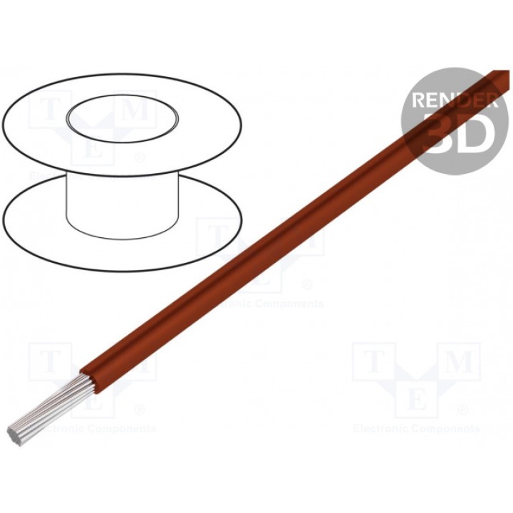 Провод MIL-W-16878/1 (Type E) ALPHA WIRE 1852 BR005 (1852-BR005)