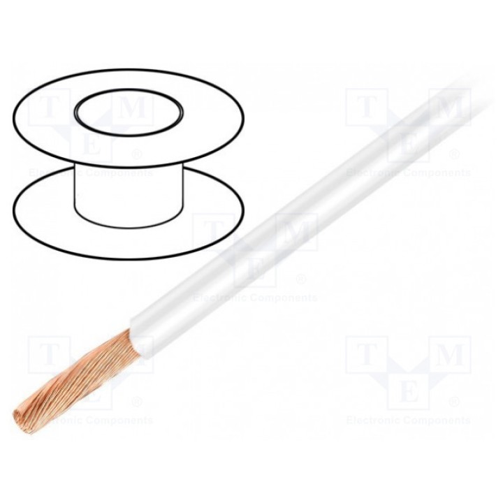 Провод UL TFFN многопров Cu 081мм2 ALPHA WIRE 541816 WH005 (541816-WH005)
