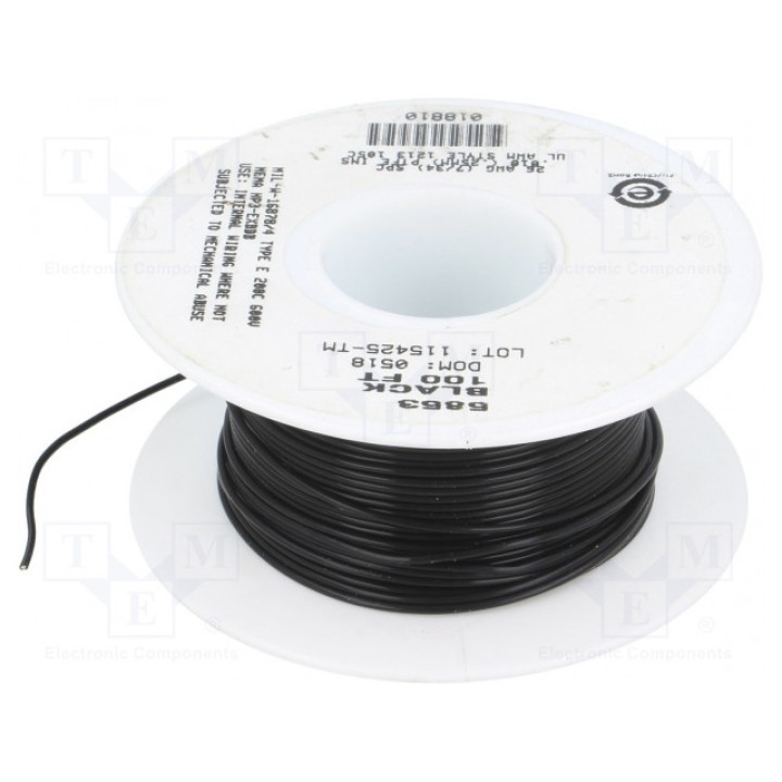 Провод ALPHA WIRE 5853 BK005 (5853-BK005)