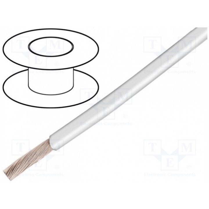 Провод EcoGen™EcoWire®UL AWM 11028 ALPHA WIRE 6713 WH001 (6713-WH001)