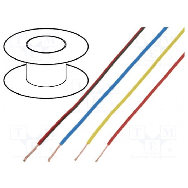 Провод LgY многопров Cu BQ CABLE LGY0.50-VIRD (LGY0.50-VI-RD)