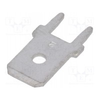 Наконечник плоский 6,4мм KEYSTONE 1287