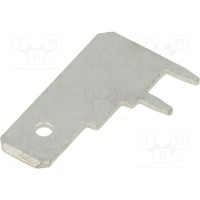Наконечник плоский 6,35мм FIX&FASTEN PCFL250
