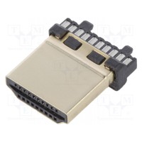 Разъем hdmi вилка CONNFLY DS1117-BN0-TME-002