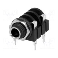 Гнездо jack 6,35мм AMPHENOL ACJM-MC