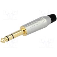 Вилка jack 6,35мм AMPHENOL ACPS-GN-AU