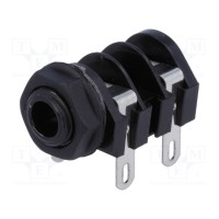 Гнездо jack 6,35мм CLIFF S2BNB (CL1160A)