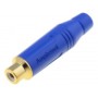 Вилка rca AMPHENOL ACJR-BLU (ACJR-BLU)