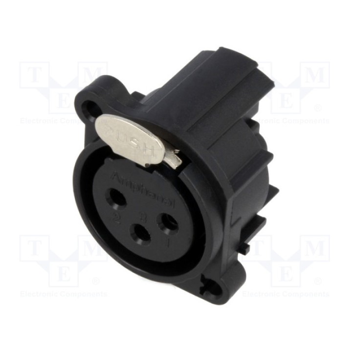 Гнездо xlr AMPHENOL AC3FAH-AU-PRE (AC3FAH-AU-PRE)