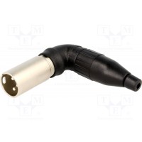 Вилка xlr AMPHENOL AC3MBR