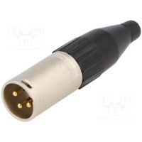 Вилка xlr AMPHENOL AC3MMJ-AU